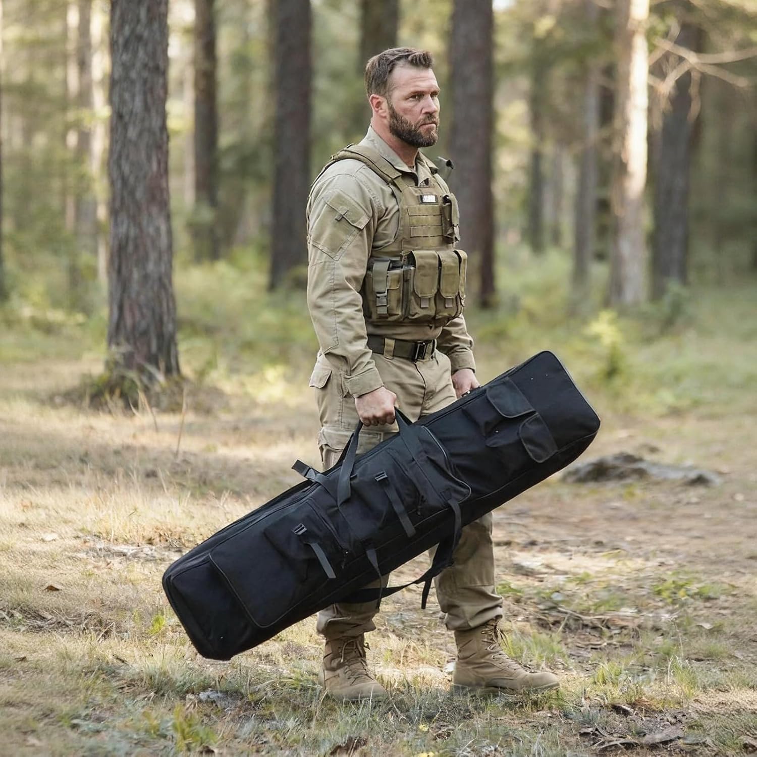 Fishing & Tactical Universal Bag - 600D Waterproof Oxford Fabric, Durable, Multi-Storage Pockets for Well-Protected Fishing Gear, Ideal Gift for Men