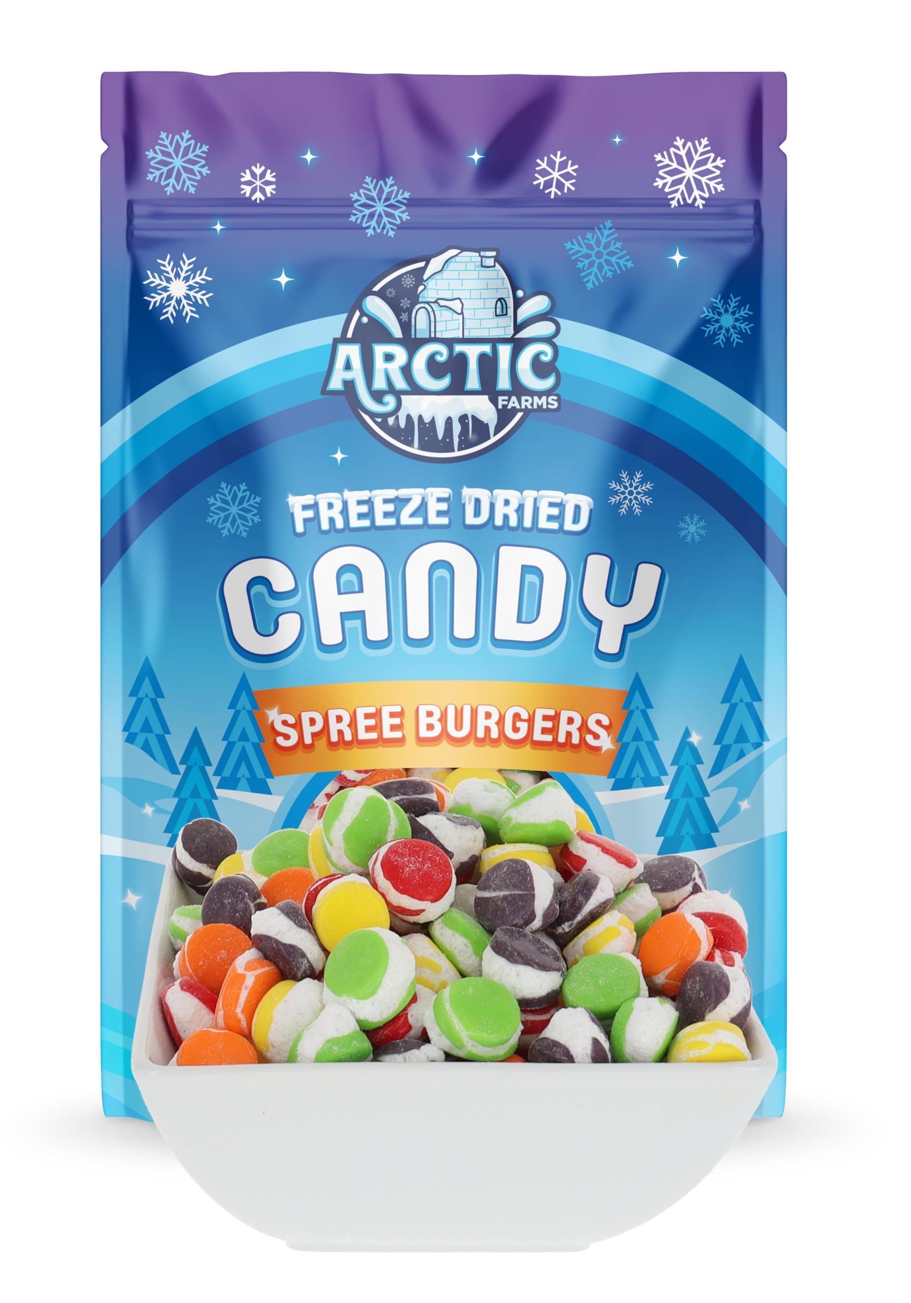 Amazon.com : Arctic Farms Freeze Dried Candy Spree Burgers Candies