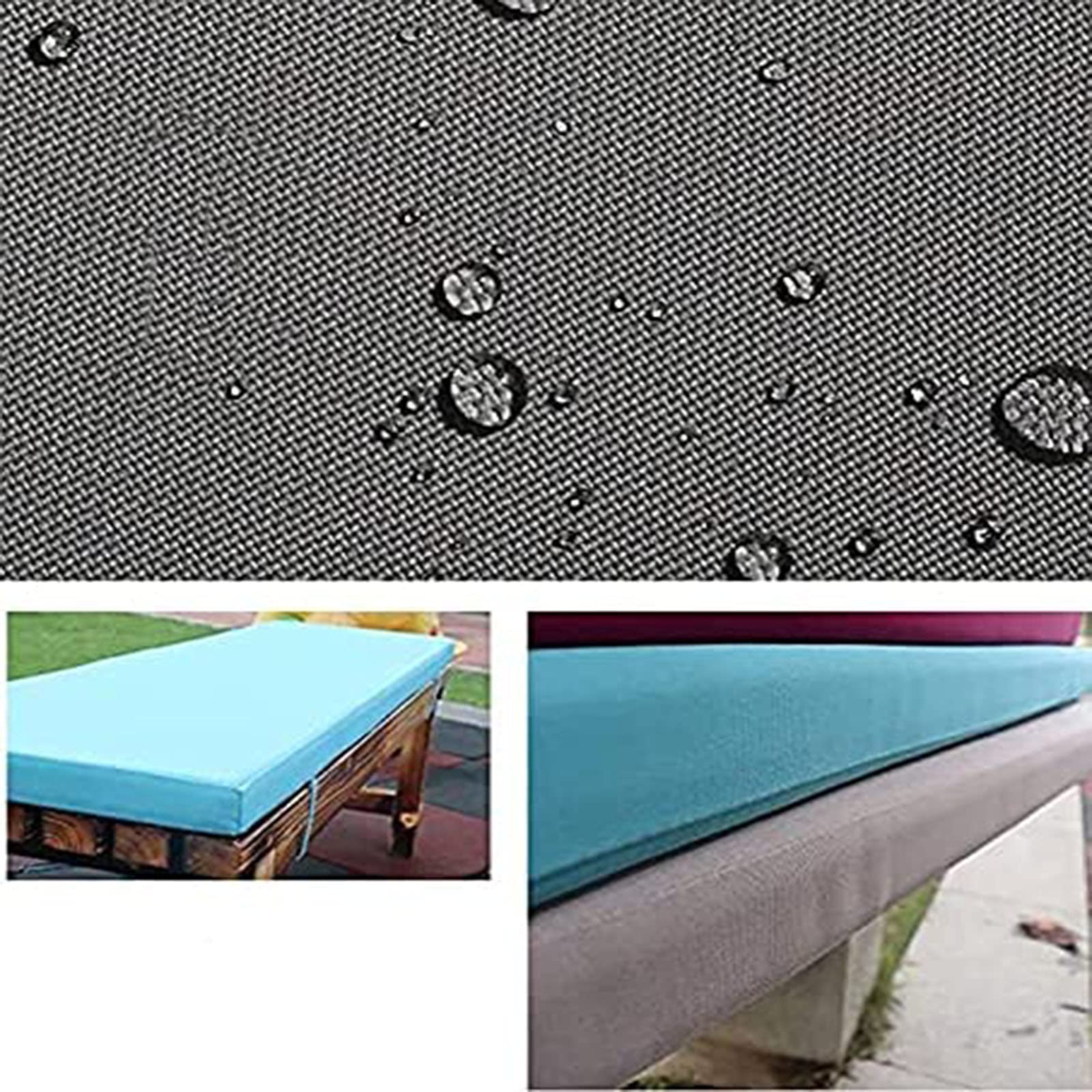 Cuscini impermeabili per panca da esterno, 100 cm, 120 cm