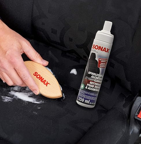 Vista 10 de SONAX Limpiador de tapicería y Alcántara (206141), limpiador espumoso de Alcántara (Sintético de Ante), limpiador de acumulación de suciedad