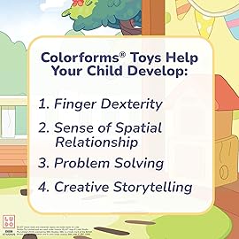 Colorforms Bluey Set - Repositionable Pieces Stick Like Magic - Scenes and Pieces from The Show Bluey for Storytelling Imaginative Play - Ages 3+