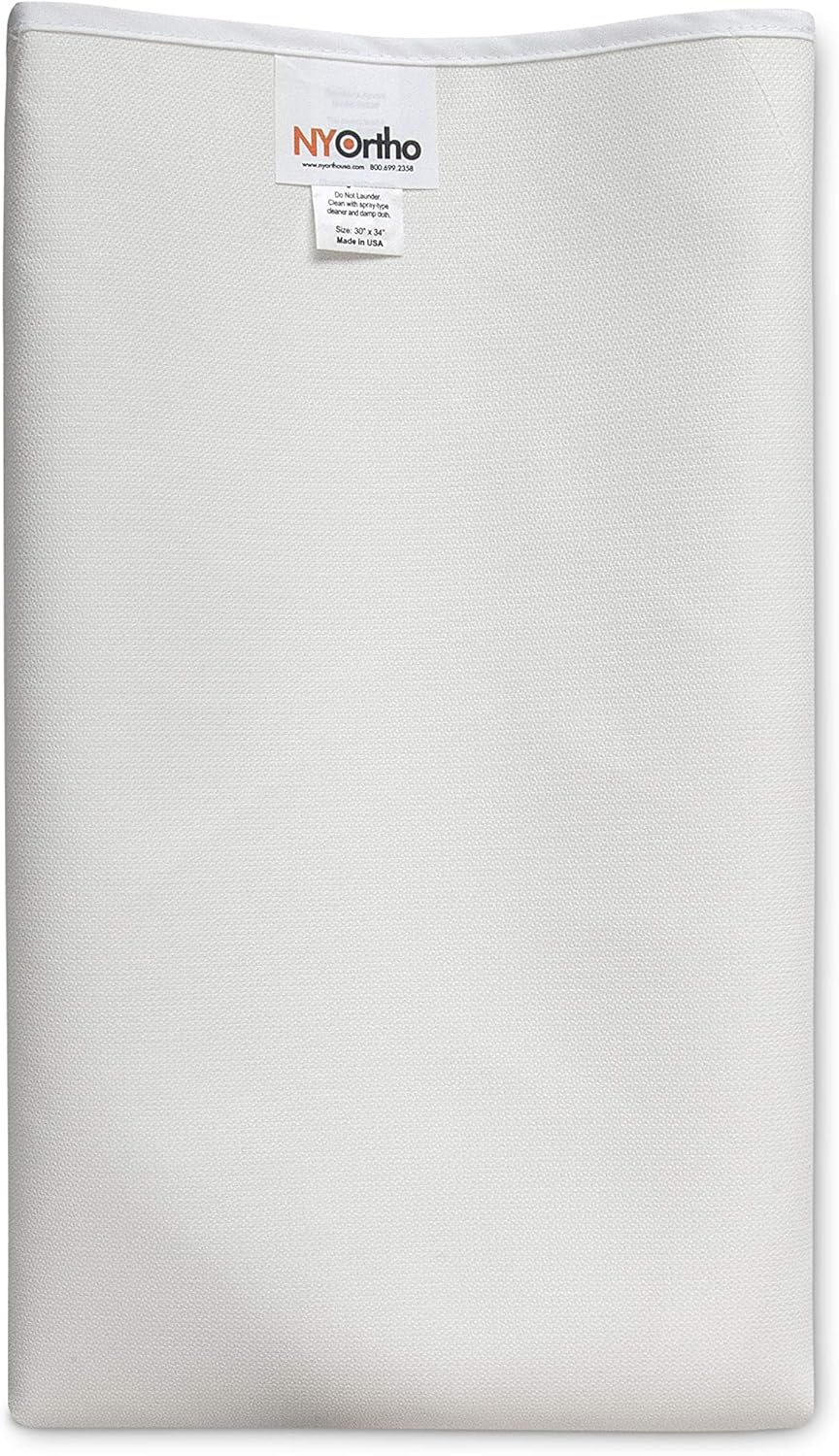 NYOrtho Smokers Apron - Extra-Durable & Fire Resistant Material Easily Wiped Clean Lightweight Durable and Flexible White 30" X 34" - Made in USA