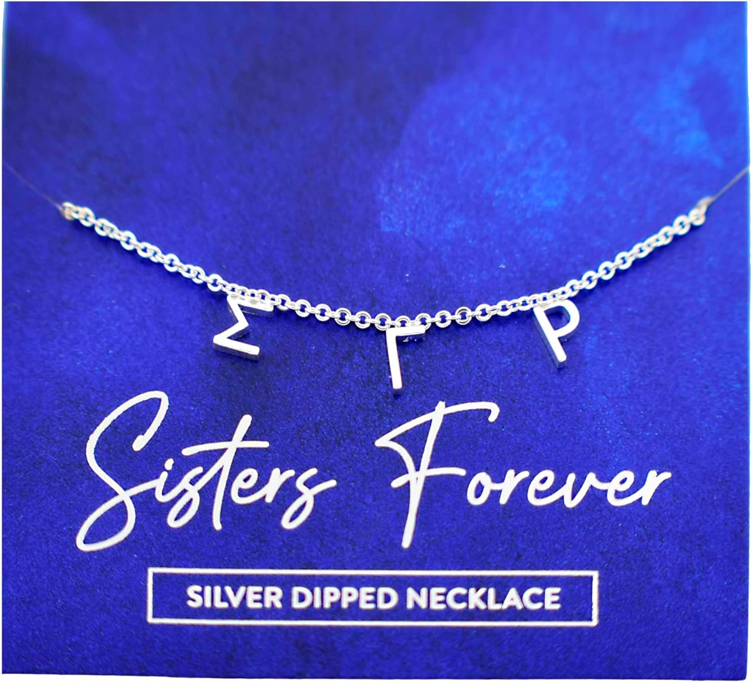 Sigma Gamma Rho Necklace — SGR Greek Letters Necklace, Silver Plated Sorority Gifts Necklace, Long-Lasting Sigma Gamma Rho Gifts for Women - Image 2
