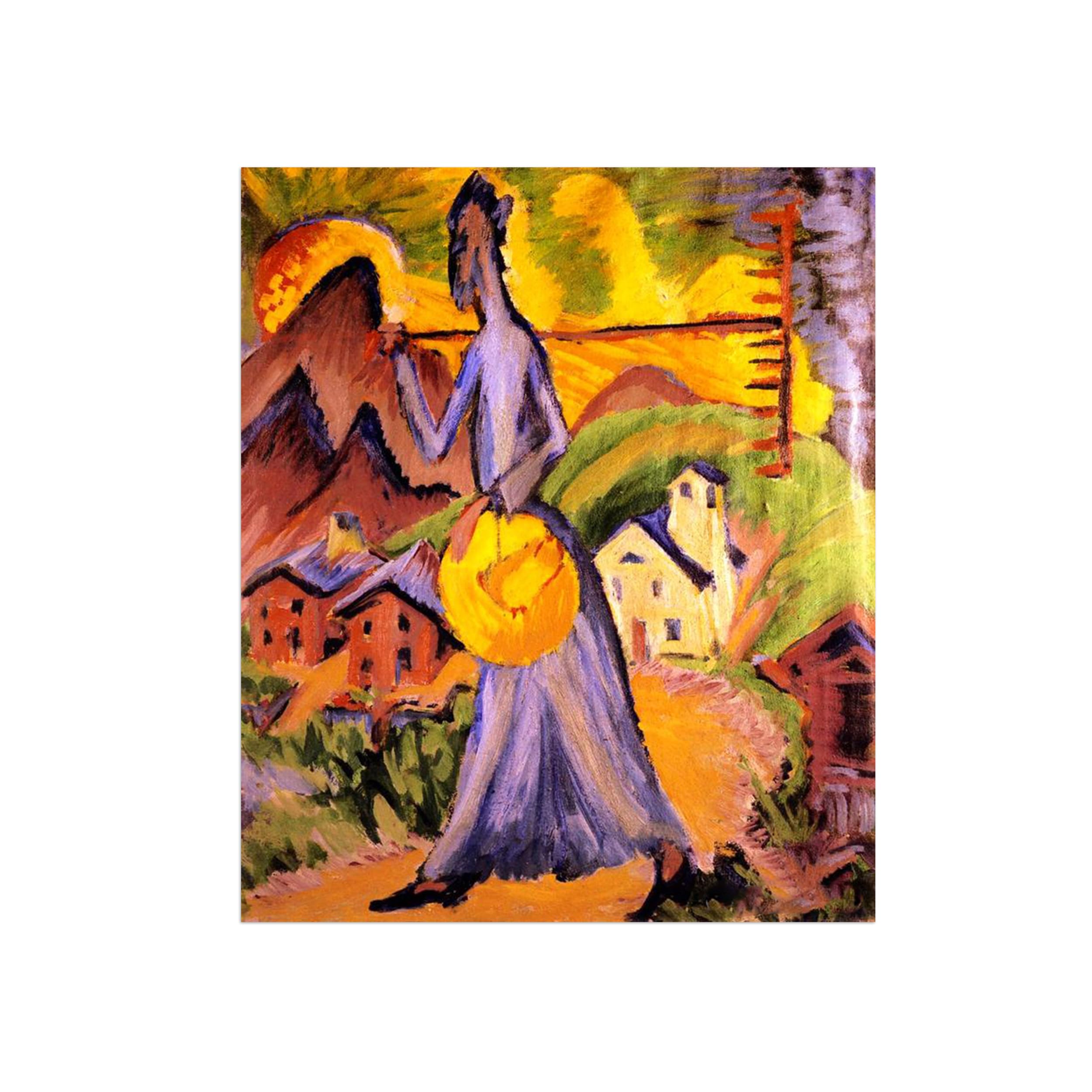 SDYSKKUG Famous Wall Art. Canvas Prints. Life.60x50cm Unframed