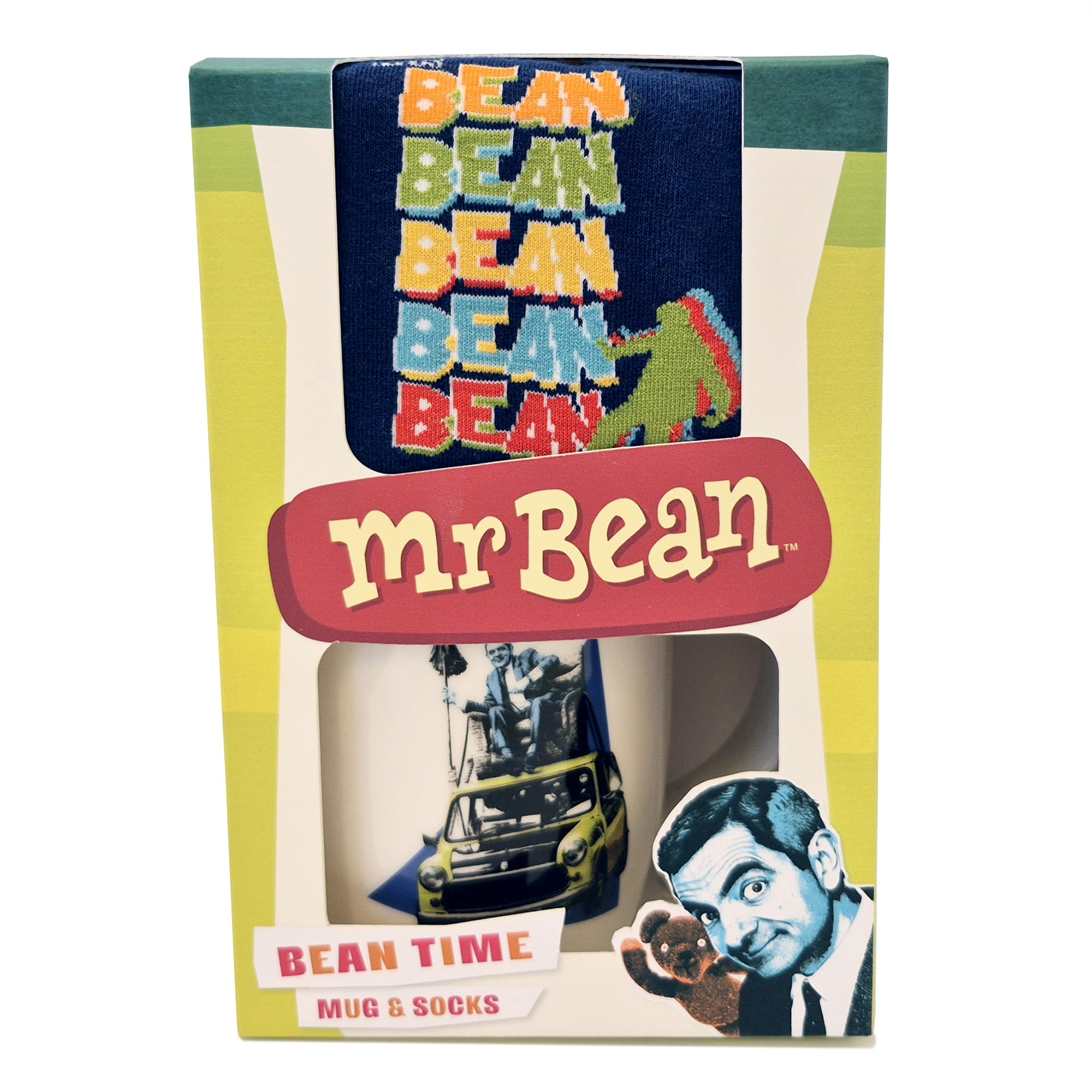 Mr Bean Mugs & Socks Set