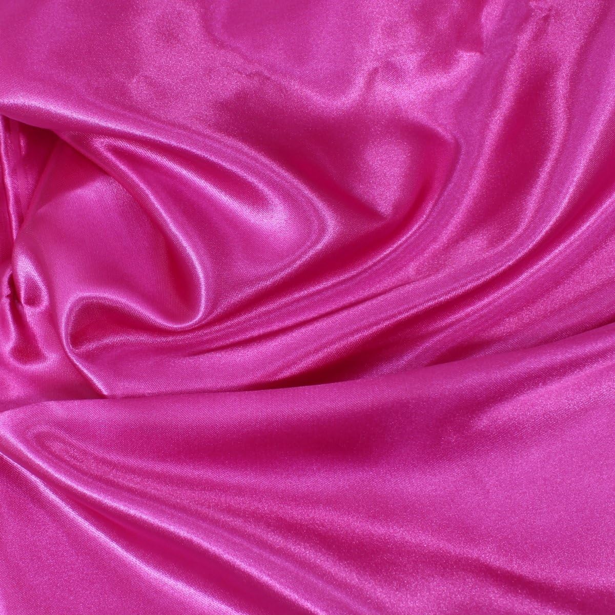 Per Metre Crepe Backed Satin Fabric 55" Wide Elegant Soft & Smooth Lovely Texture (Fuchsia)