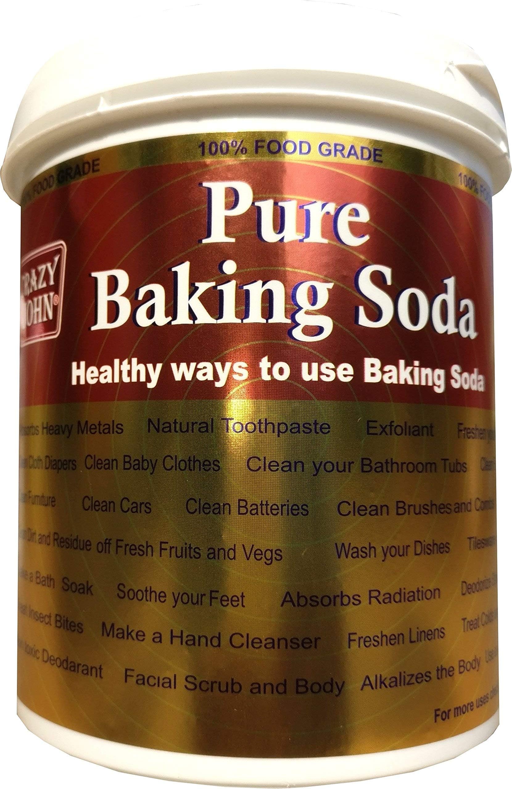Baking Soda, Sodium Bicarbonate 1Kg Pack Plastic Container