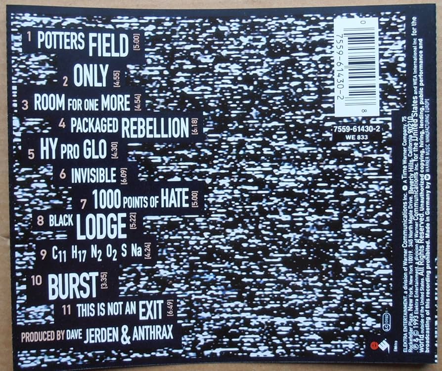 【John Bush】Anthrax / Sound Of White Nois Sound of White Noise - Wikipedia