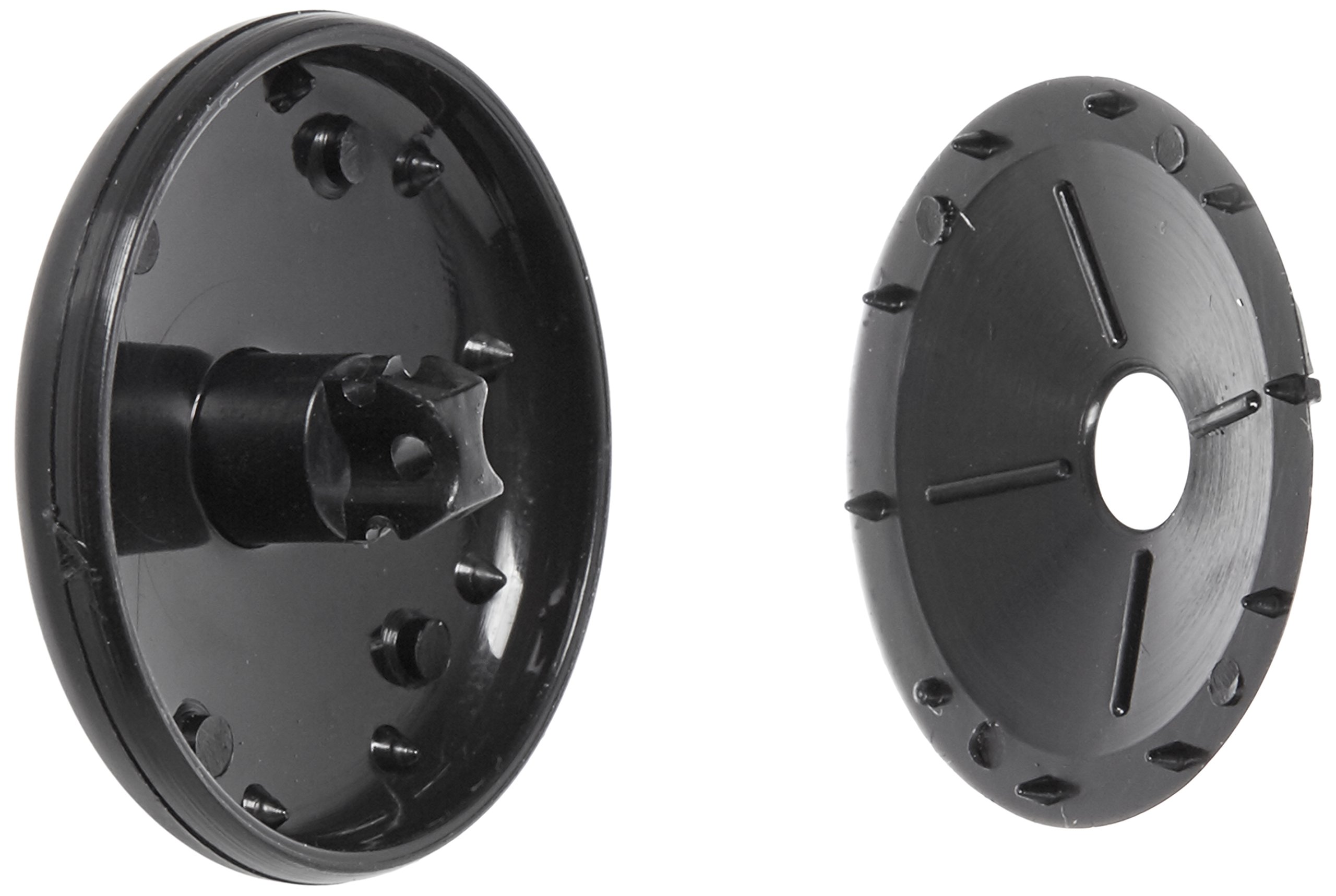 Prym Botones de plástico Negro de 29 mm (50 Unidades), 9.5 x 6 x 4 cm