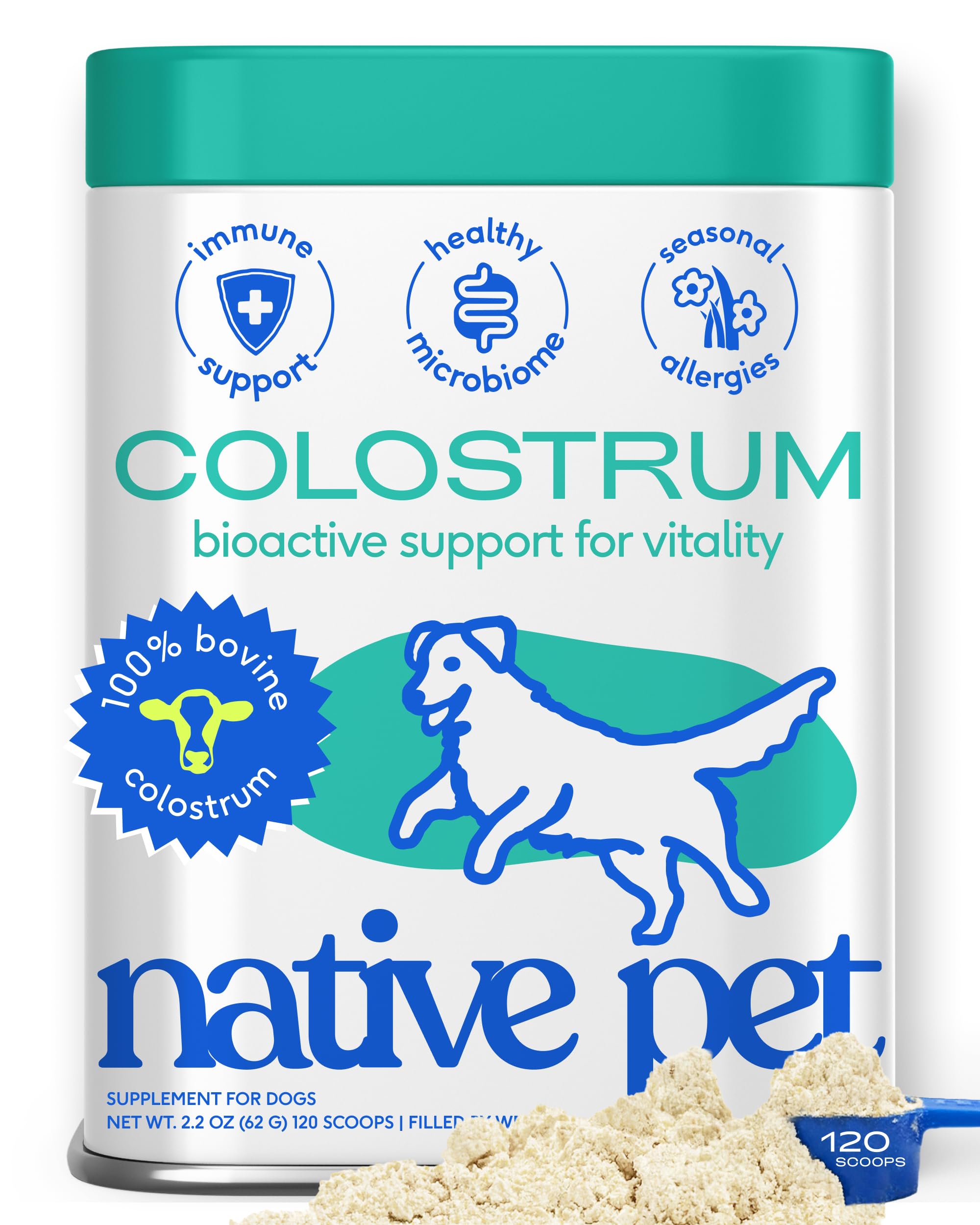 Native Pet Colostrum for Dogs Bovine Colostrum Powder