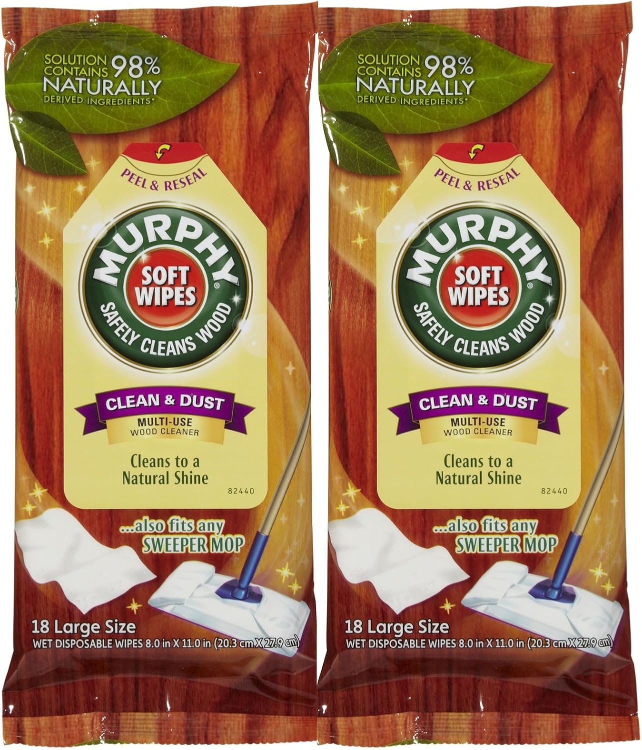 Murphy Oil Soft Wipes Multi Use Wood Cleaner 18 ct 2 pk Amazon.ca