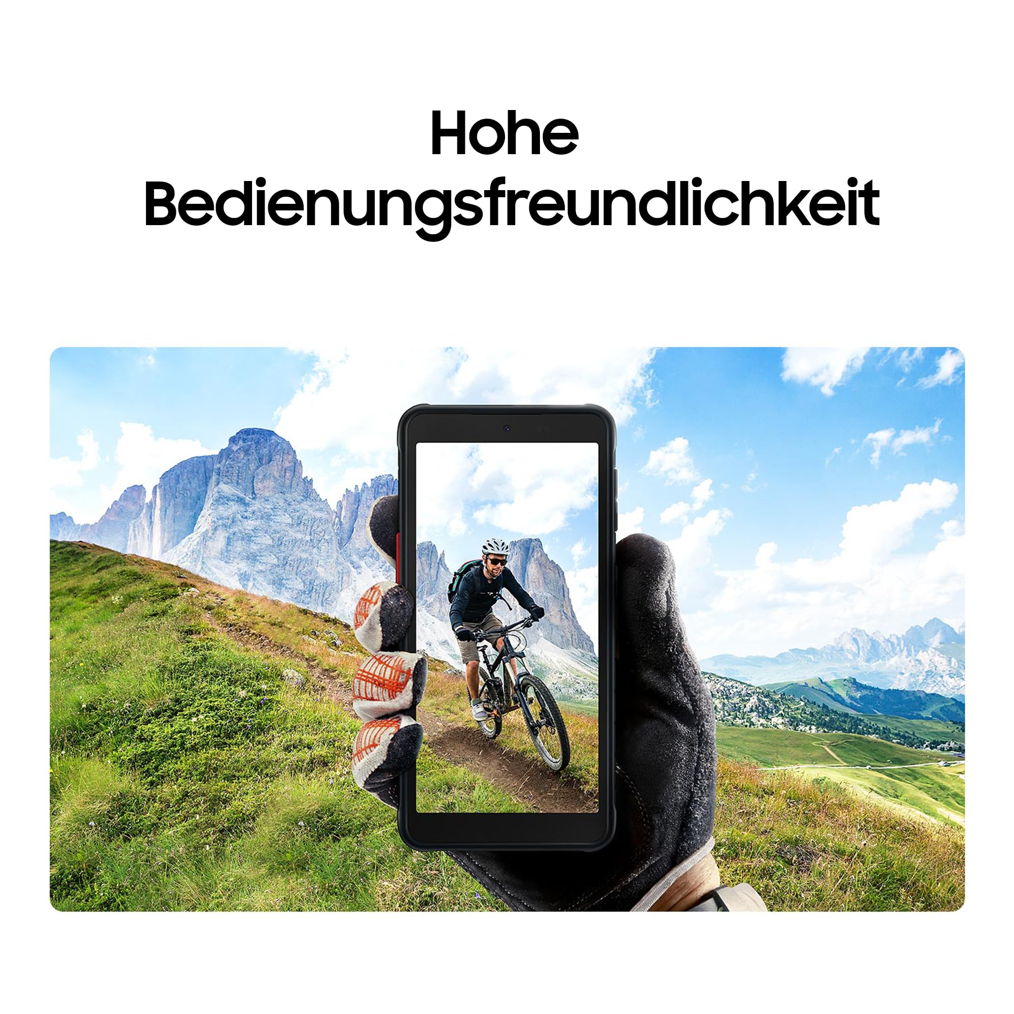 Samsung Galaxy Xcover5 Enterprise Edition, robustes 5,3 Zoll Android Smartphone, 64 GB, 3.000 mAh Akku, Business Handy, wassergschützt, Smartphone ohne Vertrag, Black