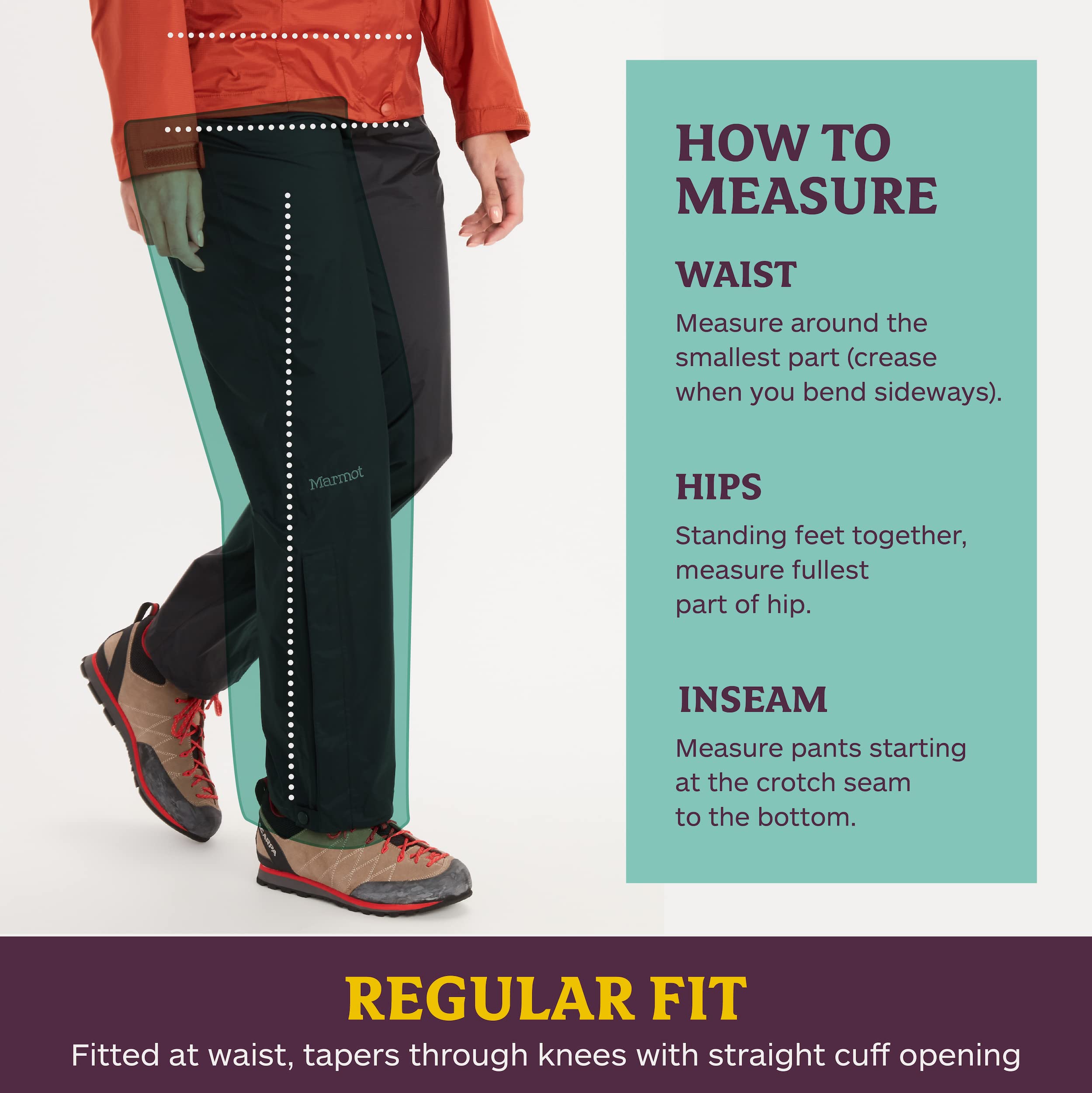 Marmot Wm's Precip Eco Pant Short - Pantalon de Pluie Hardshell, imperméable, Coupe-Vent, Respirant - Femme