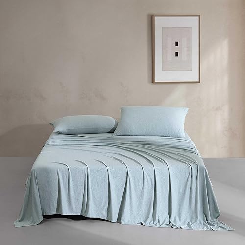 Miniatura 3 de Calvin Klein - Juego de sábanas tamaño King, ropa de cama de mezcla de algodón naturalmente suave - Sábanas con fundas de almohada a juego y sábana