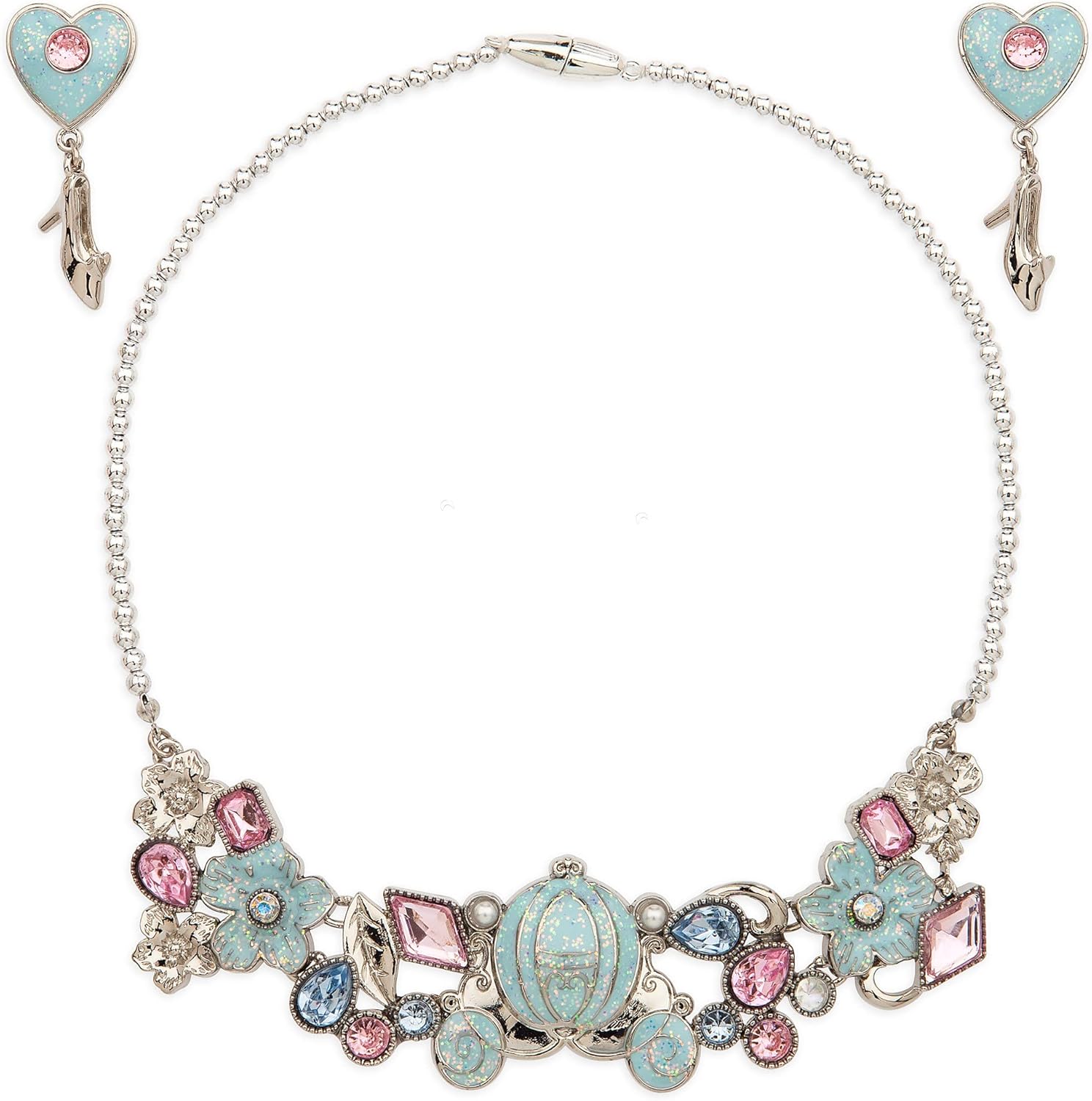 Amazon.com: Disney Cinderella Costume Jewelry Set for Kids - one size ...