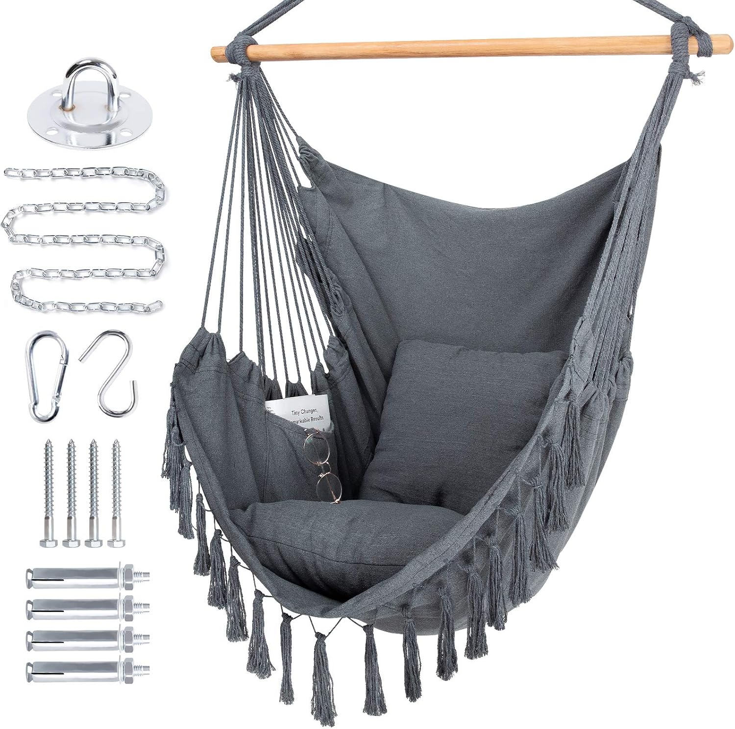 Amazoncom Wbhome Extra Large Hammock Chair Swing With Hardware Kit Amazoncom Wbhome Extra Large Hammock Chair Swing With Hardware Kit