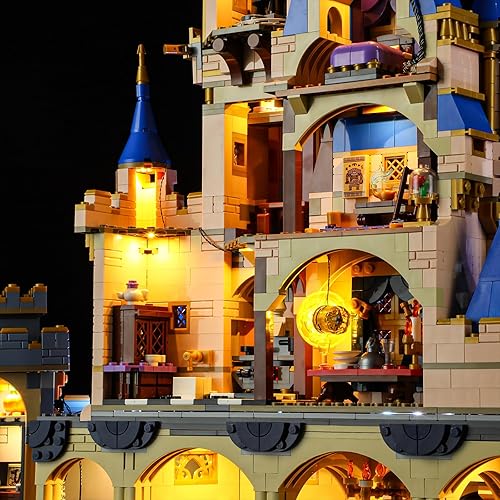 Miniatura 7 de BRIKSMAX Kit de iluminación LED para LEGO-43222 Disney Castle (versión de control remoto), compatible con el modelo de bloques de construcción de