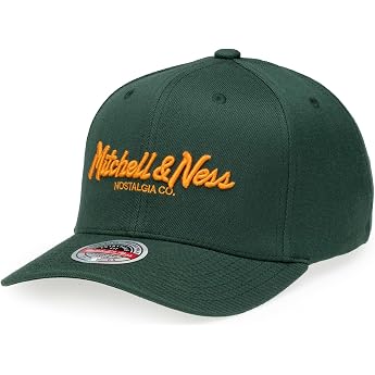 Mitchell &amp; Ness Pinscript Baseball Cap - Classic Red Snapback Closure (Adjustable/Stretchy), Men, Women, Children, Unisex, Sp