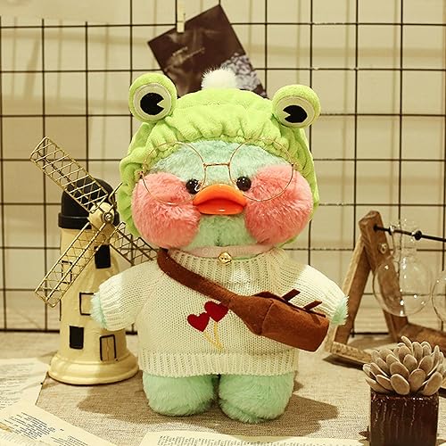 LALAFANFAN Juguete de peluche Kawaii de pato con estuche para gafas y bolsa de regalo para niños estilo 6
