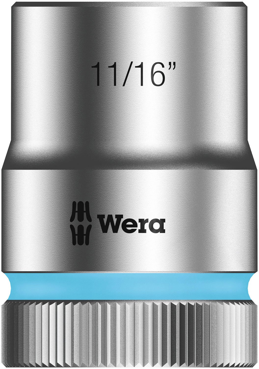 WeraZyklop 8790 HMC 1/2" Socket, Hex head 11/16" x Length 37mm