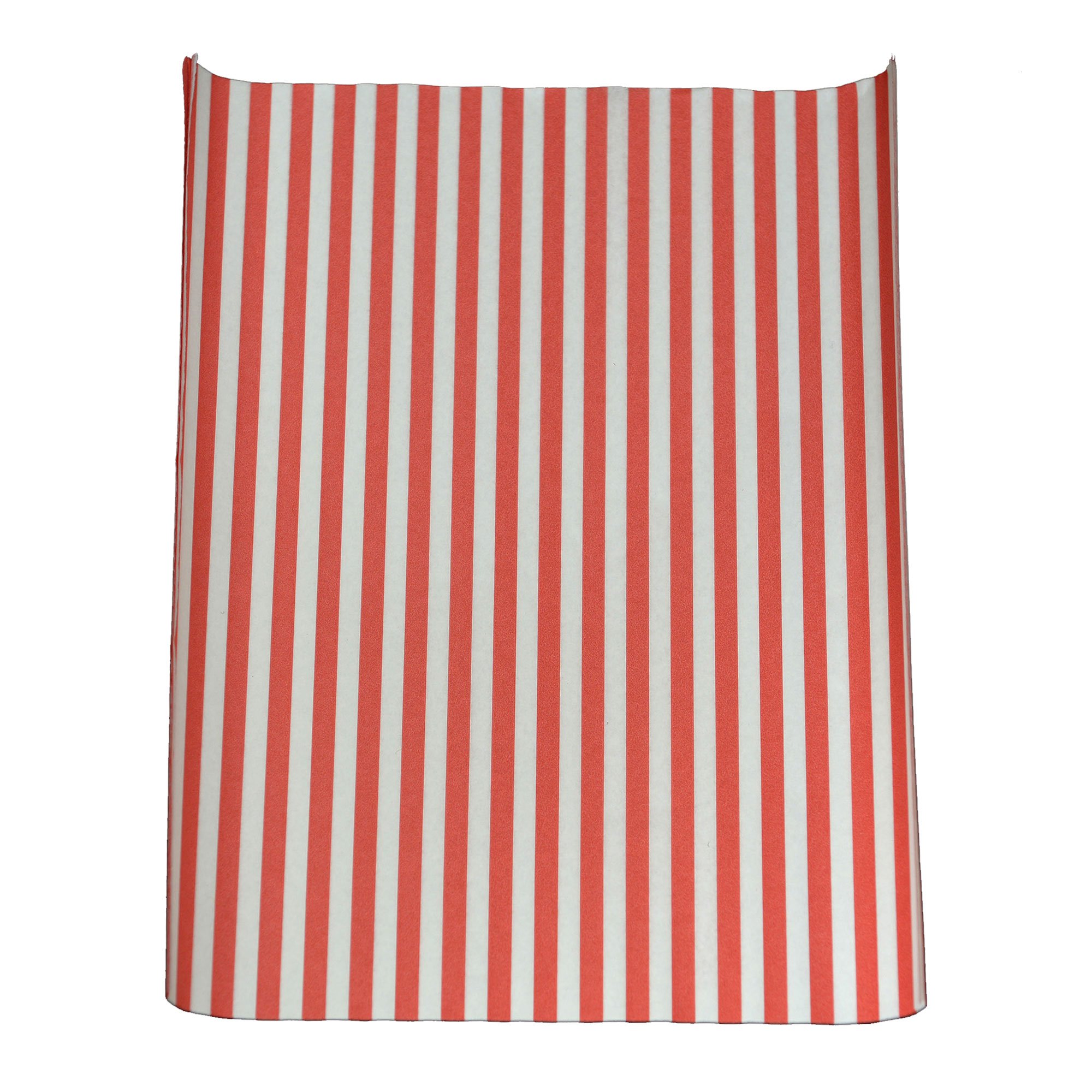 Bar@Drinkstuff Red Striped Greaseproof Burger Wrap X 1000 - Fast Food Greaseproof Paper Sheets