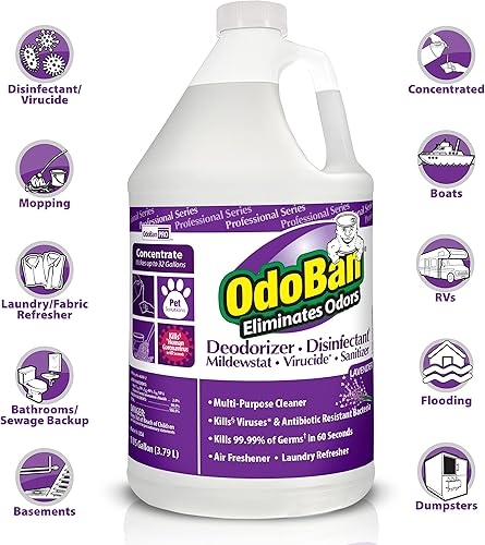 Miniatura 2 de OdoBan Eliminador de malos olores y desinfectante de limpieza profesional