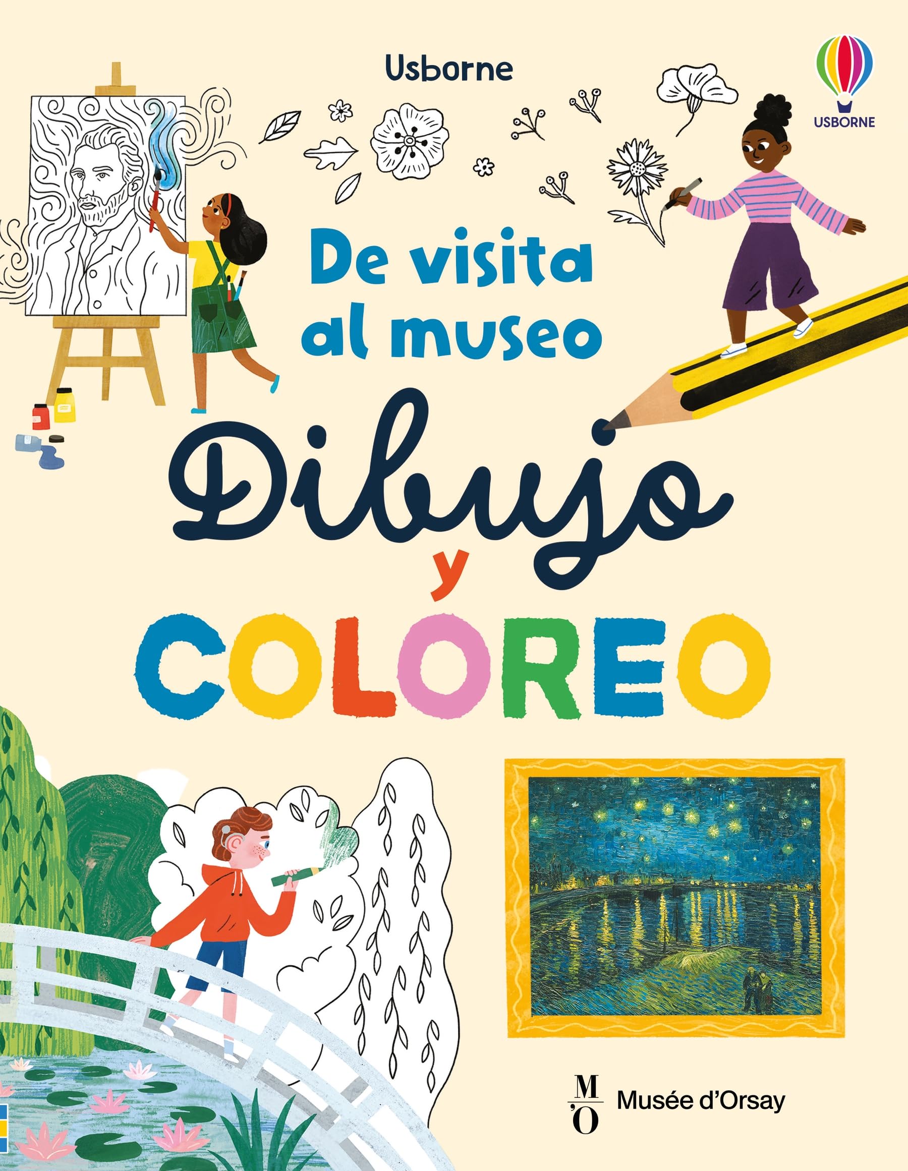 De visita al museo - Dibujo y coloreo (Pasatiempos y juegos)