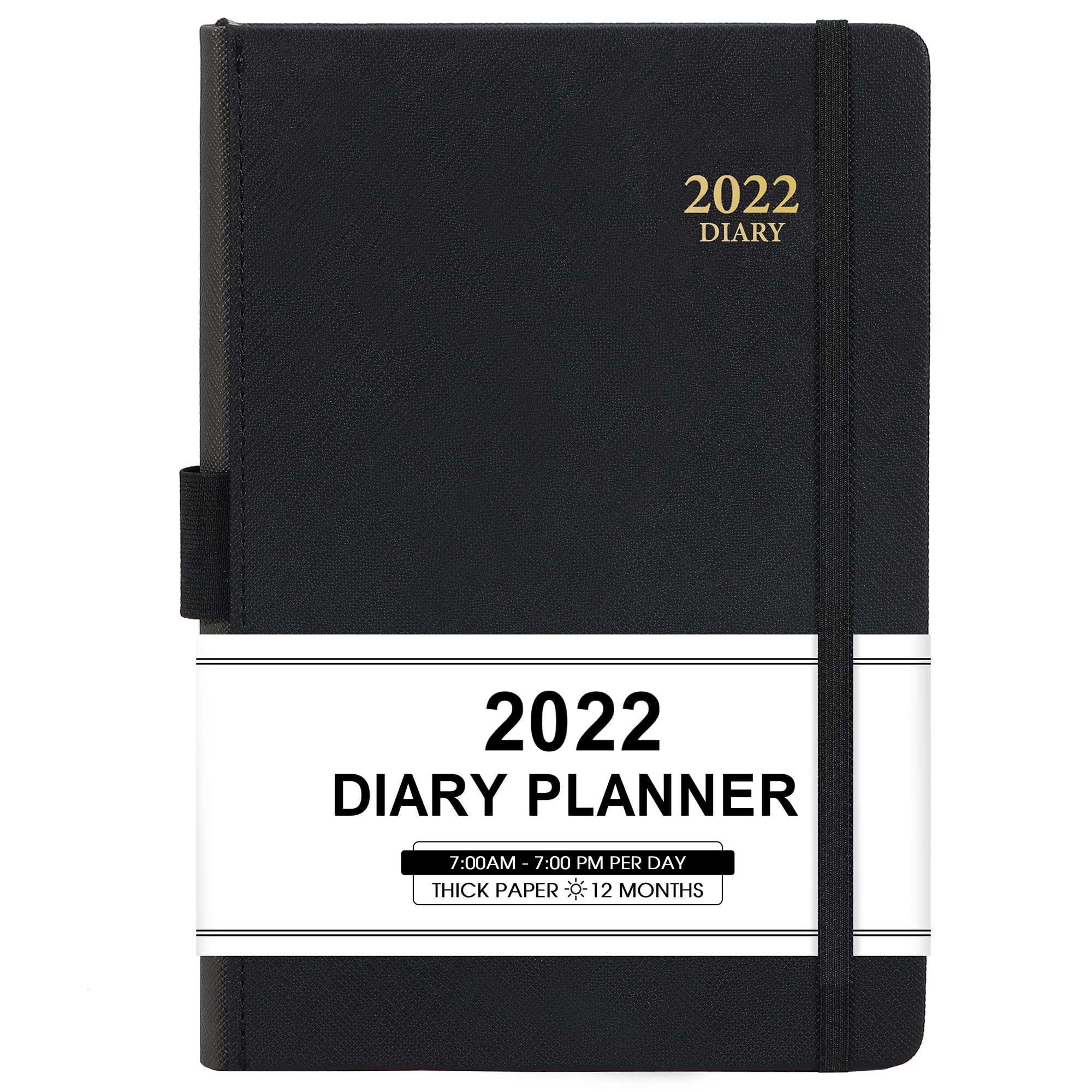 2025-2026 Appointment Book & Planner - Jul 2025 - Jun 2026, Daily Hourly Planner, 5.75" X 8.25", 60-Minute Interval, Faux Soft Leather Cover, Premium Paper, Academic Calendar, Pen Holder, Inner Pocket