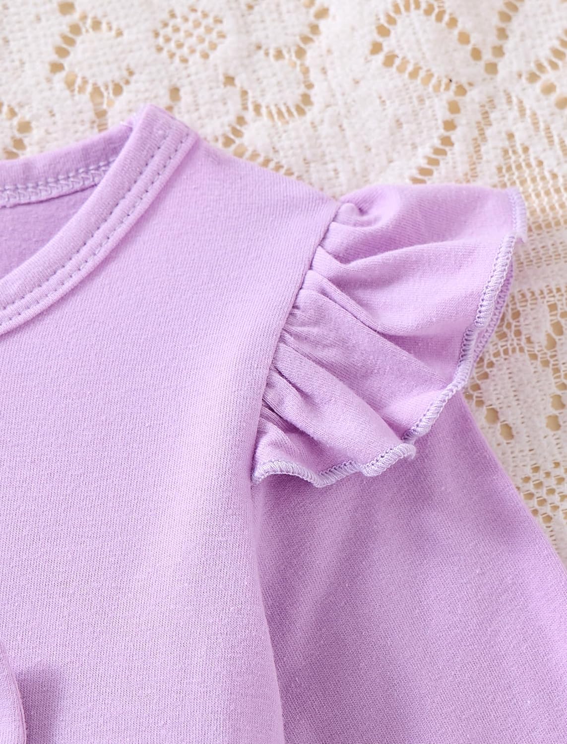 Baby Girl Clothes Toddler Girl Outfits Ruffle Long Sleeve Top and Floral Pants Set Fall Winter Clothes - Image 4