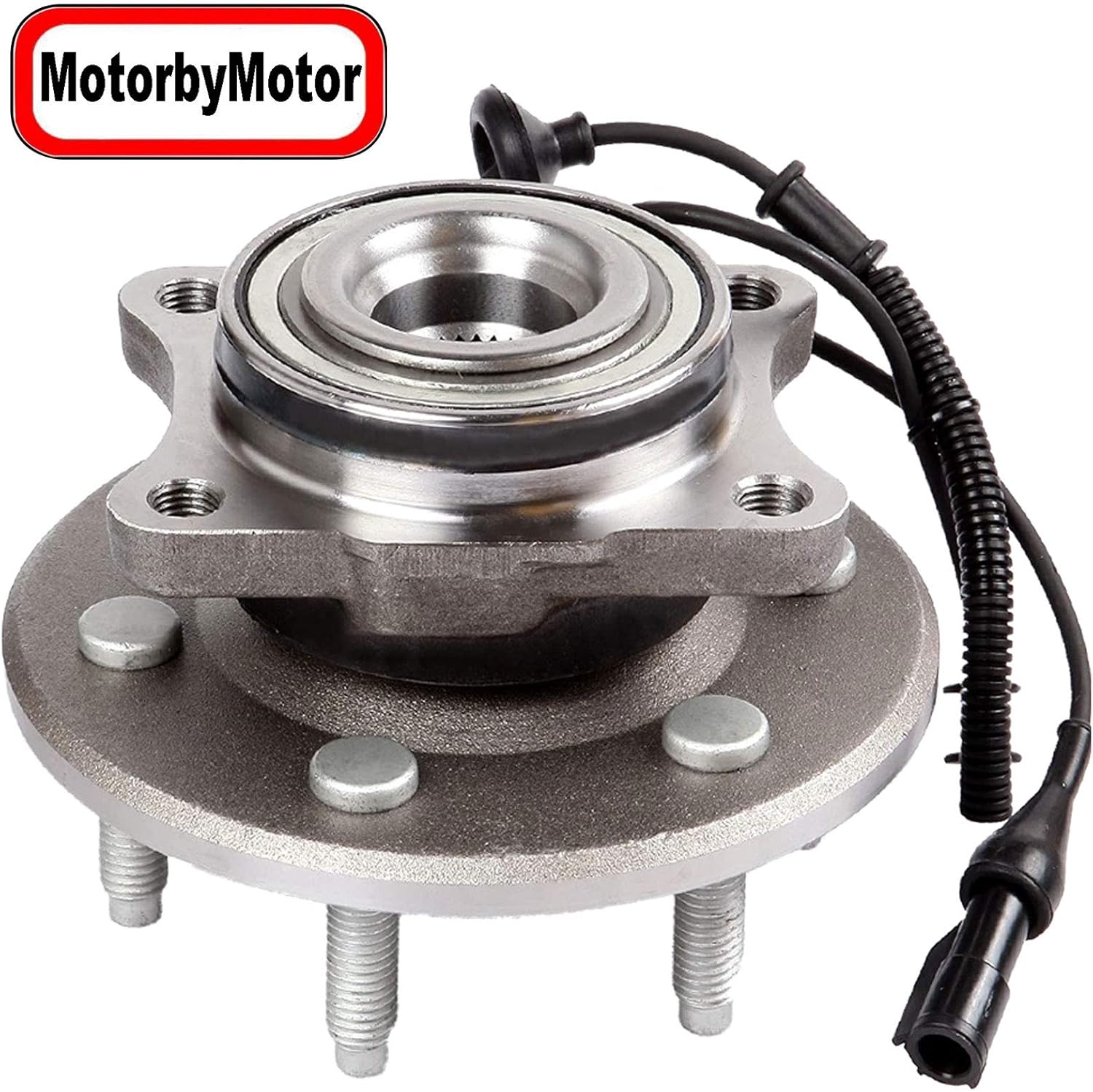 MotorbyMotor 541008 Rear Wheel Bearing and Hub Assembly with ABS 6 Lugs fits for 2007-2010 Ford Expedition, 2007-2010 Lincoln Navigator Wheel Hub Assembly