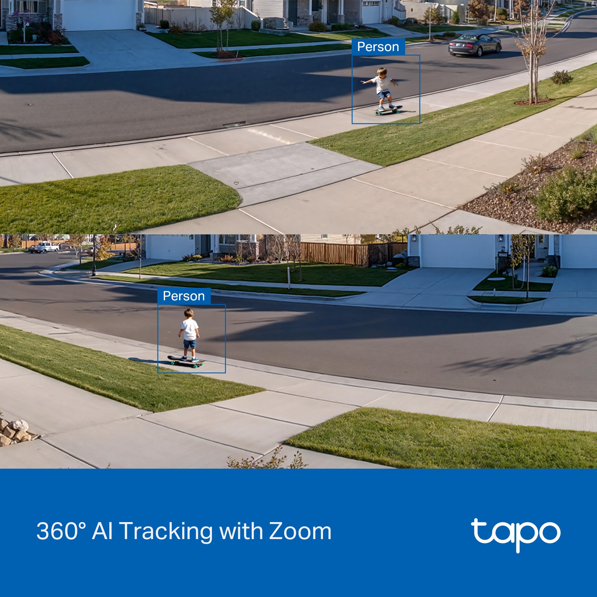Tapo C630 Kit - Cámara vigilancia WiFi Exterior 360°, 3K, Solar | Detección de Movimiento. Con Panel Solar. Visión Nocturna. Alarma Luz y Sonido. App Tapo.