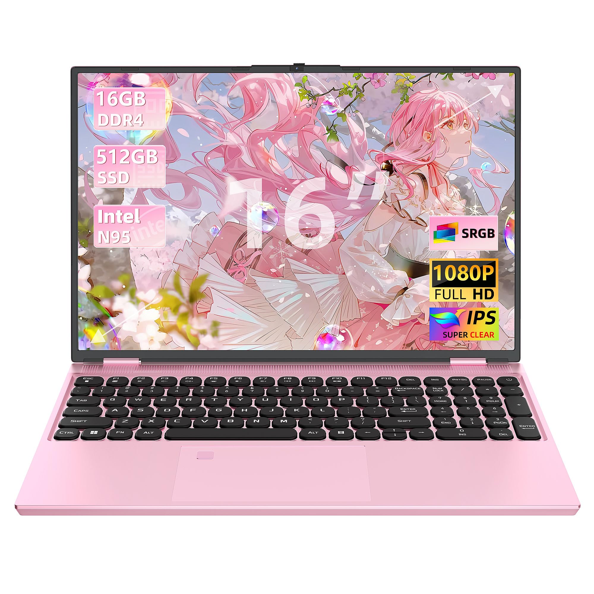 16インチノートパソコン N95 ノートOffice2019＆Win11搭載 Amazon.co.jp: YHBIN 16インチノートパソコン N95 ノートpc16GB