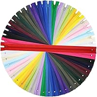 Vista 9 de Cremalleras, DOITEM 72 piezas de cremalleras para coser de 8 pulgadas, 12 pulgadas, 16 pulgadas, multicolor, cremallera de bobina de nailon