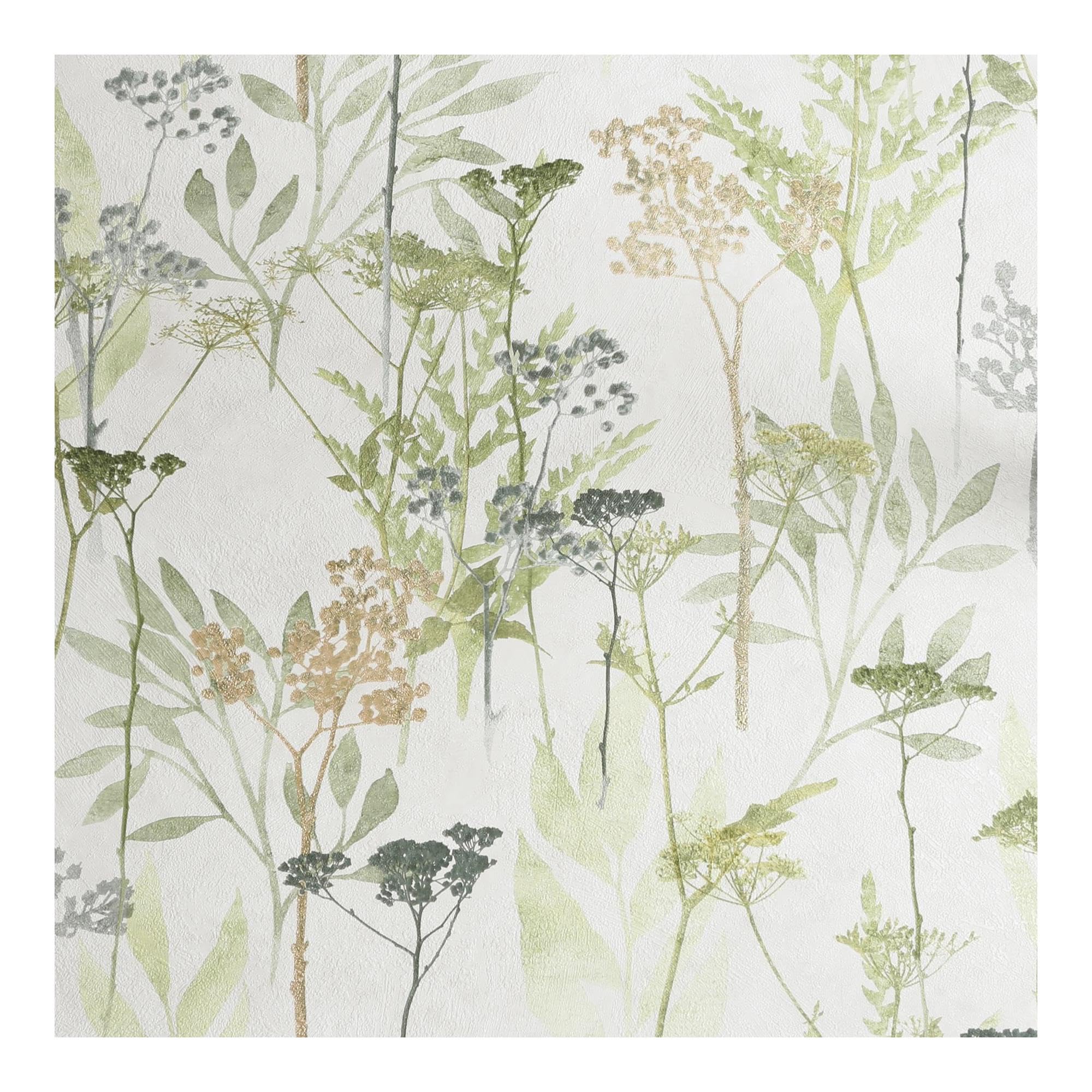 Superfresco Easy Sage Green Solstice Floral Wallpaper | Paste The Wall | Floral | Eco-Friendly