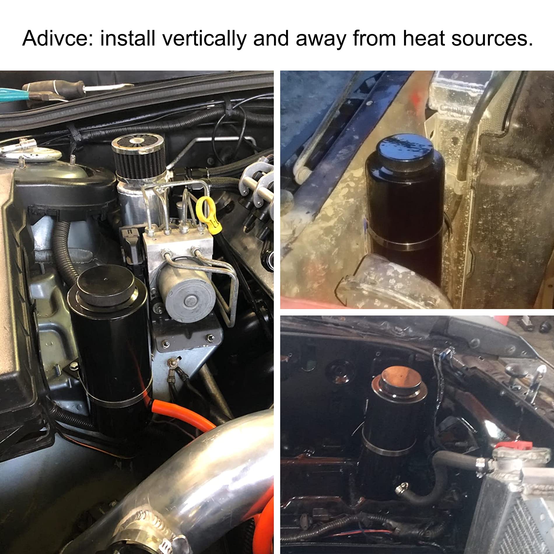 Buy EVIL ENERGY 800ml Universal Radiator Coolant Oil Catch Can Overflow