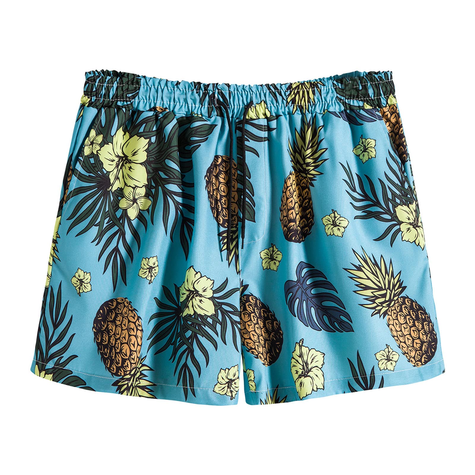 DasongffLa Modeuse - Cute Floral Print Pants Large Size Hawaiian Style