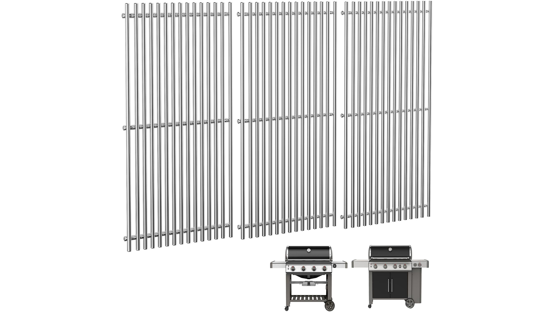 Amazon.com : QuliMetal 66089 Grill Grates for Weber Genesis 2 E
