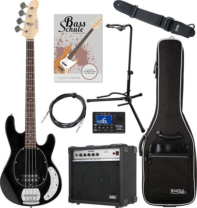 basgitaar kopen Rocktile E-bas Super Set