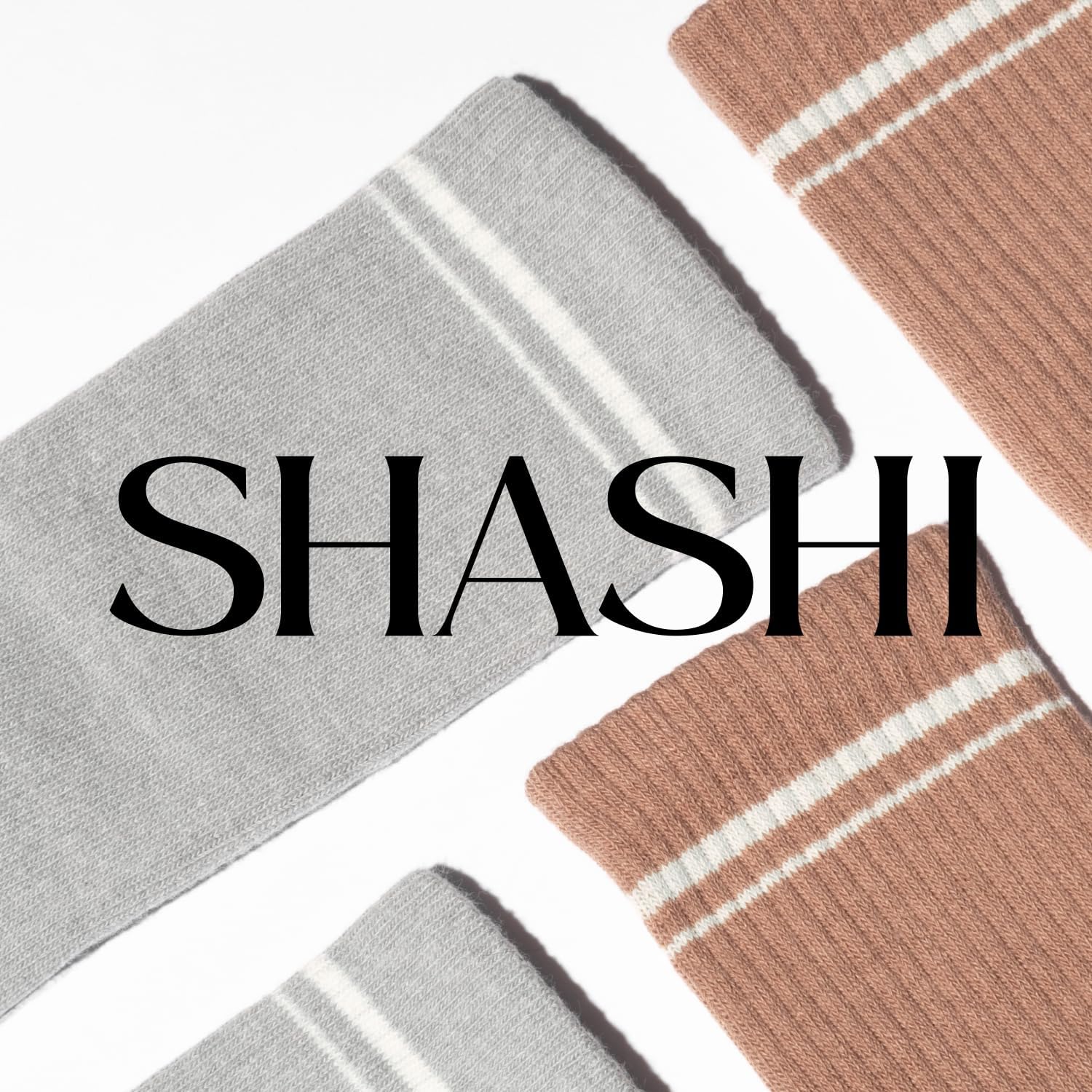 SHASHI Crew Grip Socks – Stylish, Non-Slip Footwear for Pilates, Barre, and Yoga
