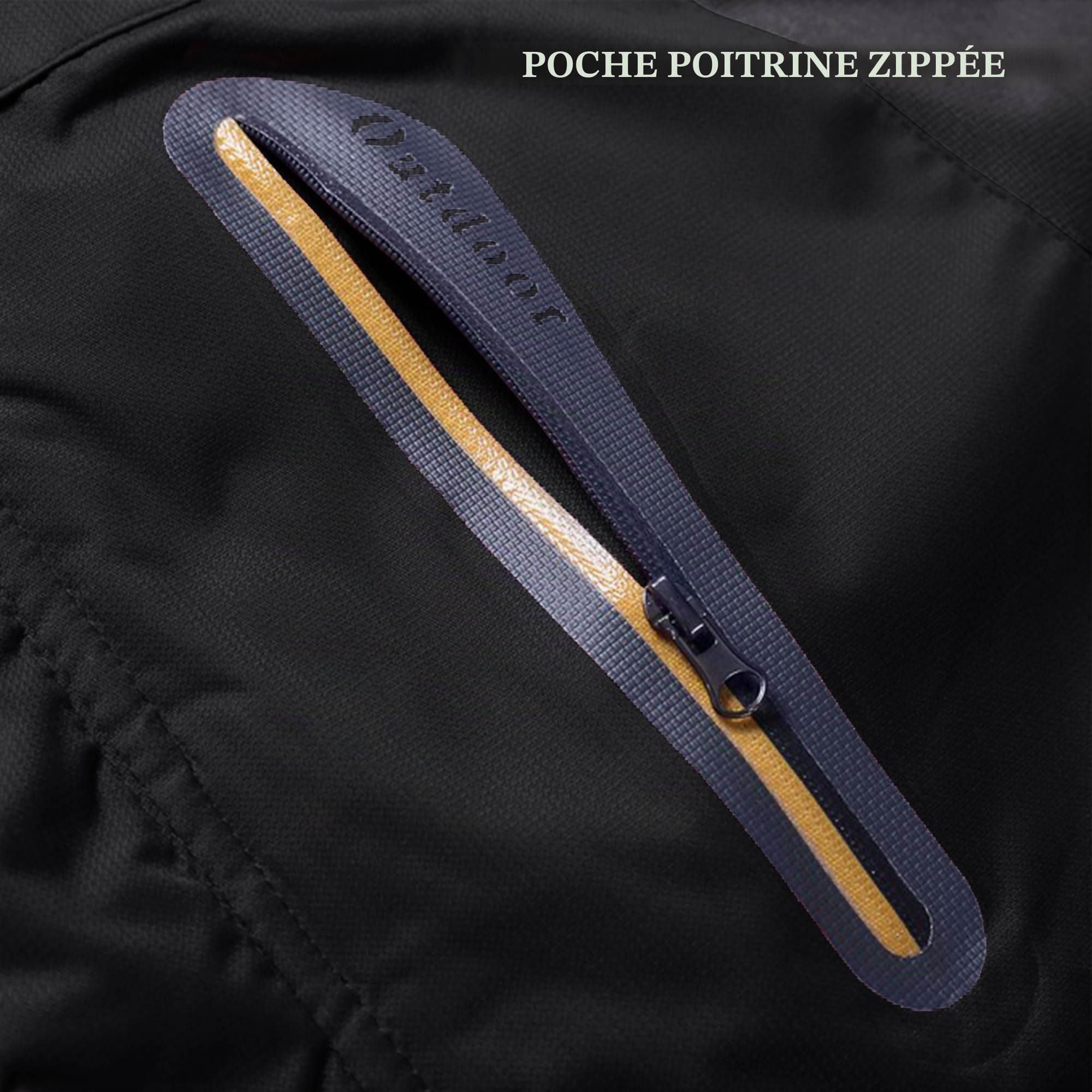 KEFITEVD Veste de Ski d'hiver Imperméable pour Homme Polaire Snowboard Vestes Pêche Randonnée Manteau avec Capuche Amovible