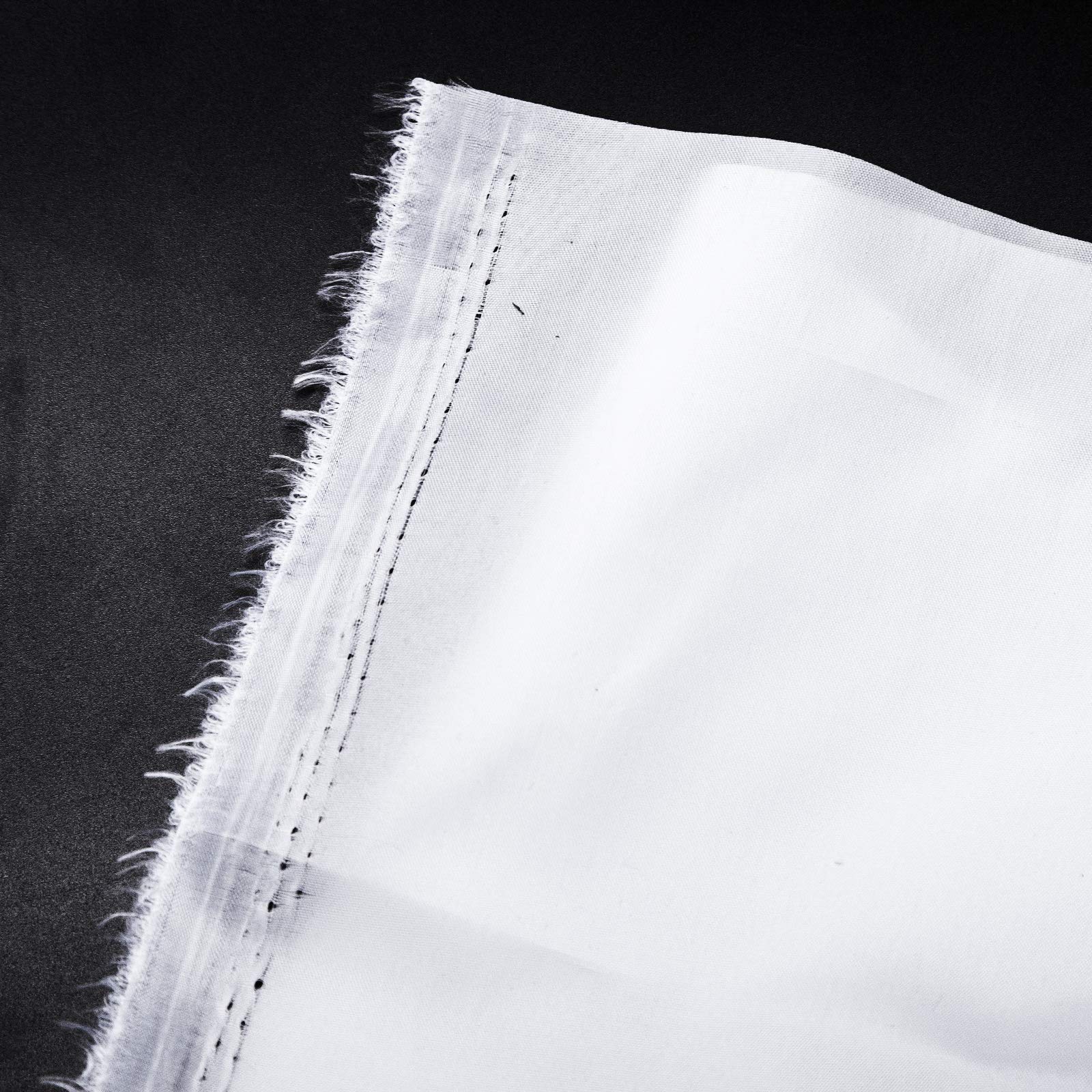 Hoja de Tela de Nailon Blanca de 5x20 pies/ 6 x 1,5M para Estudio Fotográfico, Softbox de Vídeo, Tienda de campaña Ligera, Tablero Reflectante y Modificador de Luz