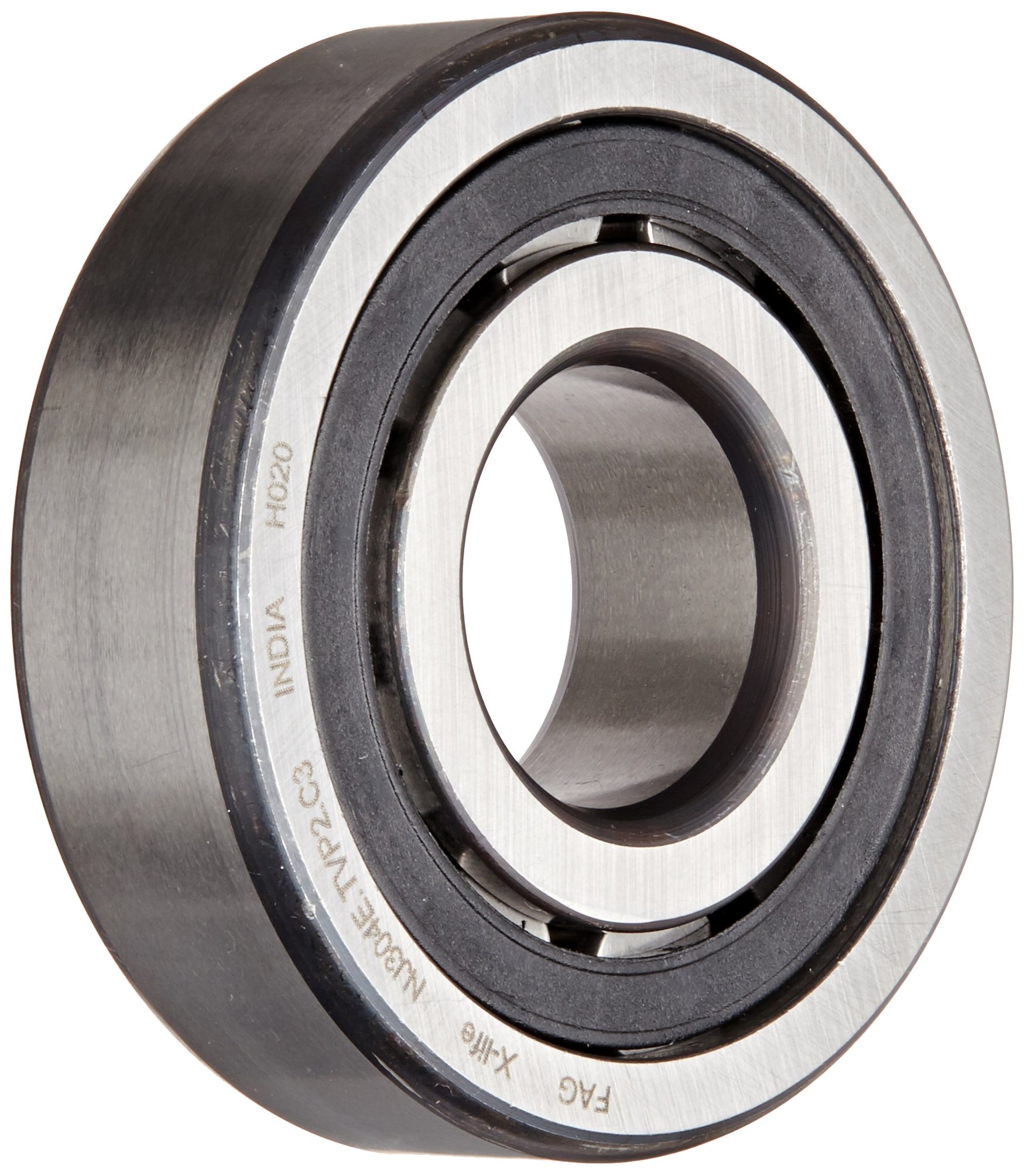 FAG nj304e-tvp2-c3 Zylindrische Roller Bearing, einreihig, gerade Bohrung, abnehmbarer Ring, innen Flansch, Hohe Kapazität, Polyamid/Nylon Käfig, C3 Clearance, metrisch, 20mm ID, 52mm OD, 15mm breite