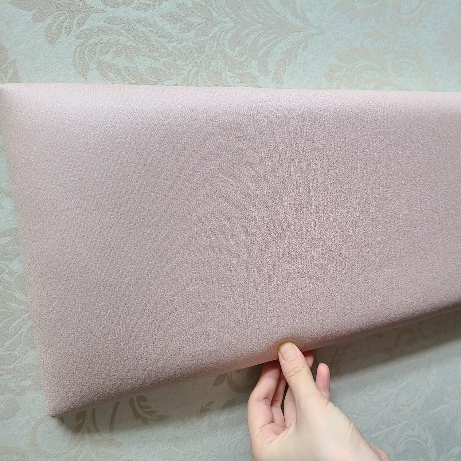 Testiera per letto rimovibile e incollata, imbottitura anti collisione, autoadesiva, per camera da letto, soggiorno, cameretta dei bambini (multicolore, 03, 120 x 55 cm)
