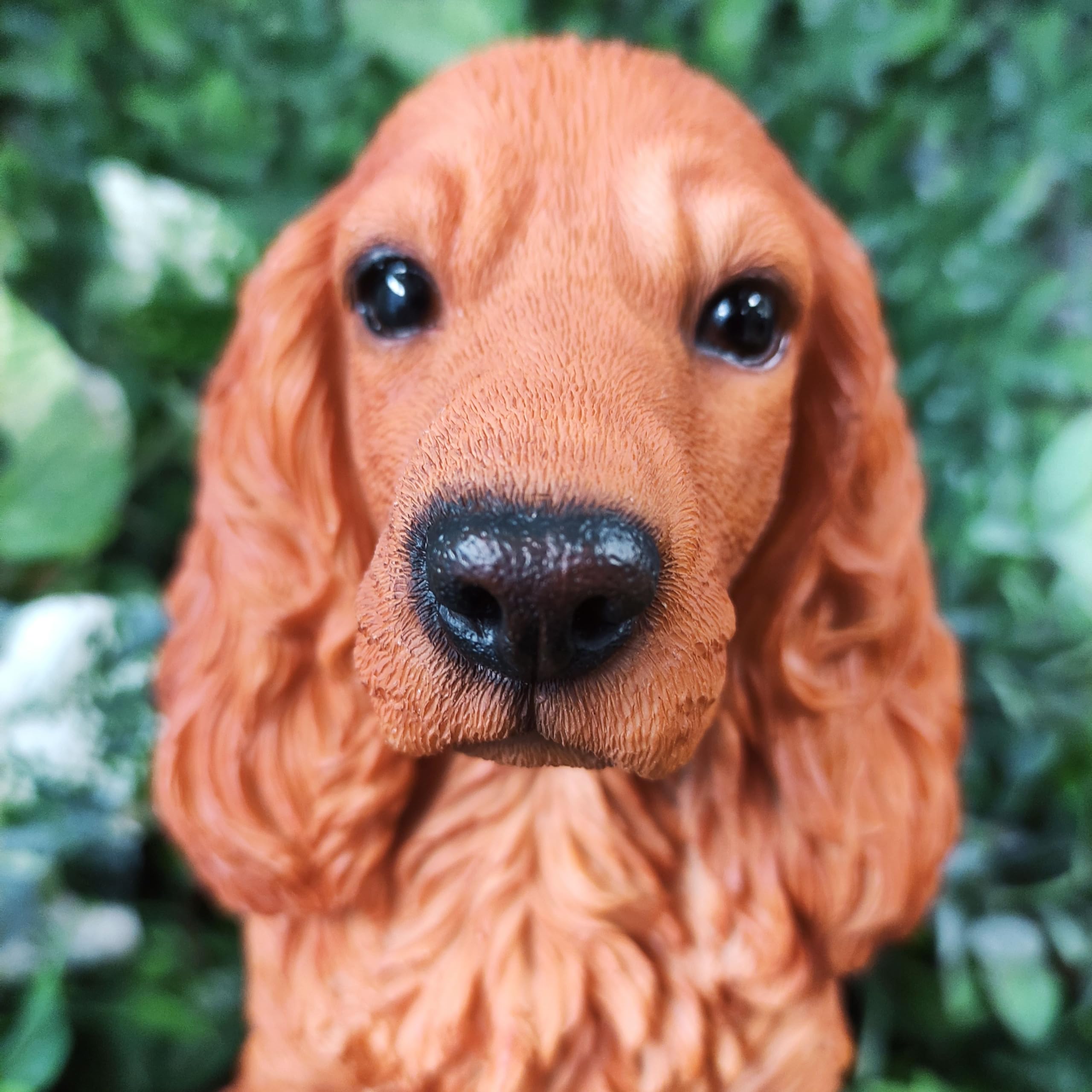 Polystone tuinbeeld bruin-wit cocker spaniel puppy hondje 15 cm kopen? | Korting tot 20