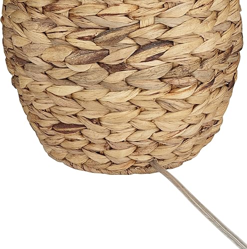 Vista 7 de 360 Lighting Corona - Juego de 2 lámparas de mesa de 25 12 pulgadas de alto, estilo rústico y natural, estilo casa de campo, con cañas tejidas