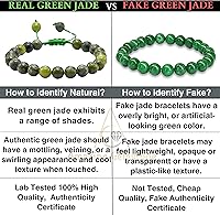 Vista 192 de Amazing Gemstone Crystal Bracelet for Women Men's Gifts - Protection Healing Crystal Bracelet - 8mm Gemstone Beaded Adjustable Bracelet Pulseras