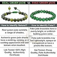 Vista 185 de Amazing Gemstone Yaxaite Bracelet for Women Men's Gifts - Protection Healing Crystal Bracelet - 8mm Gemstone Beaded Adjustable Bracelet Pulseras