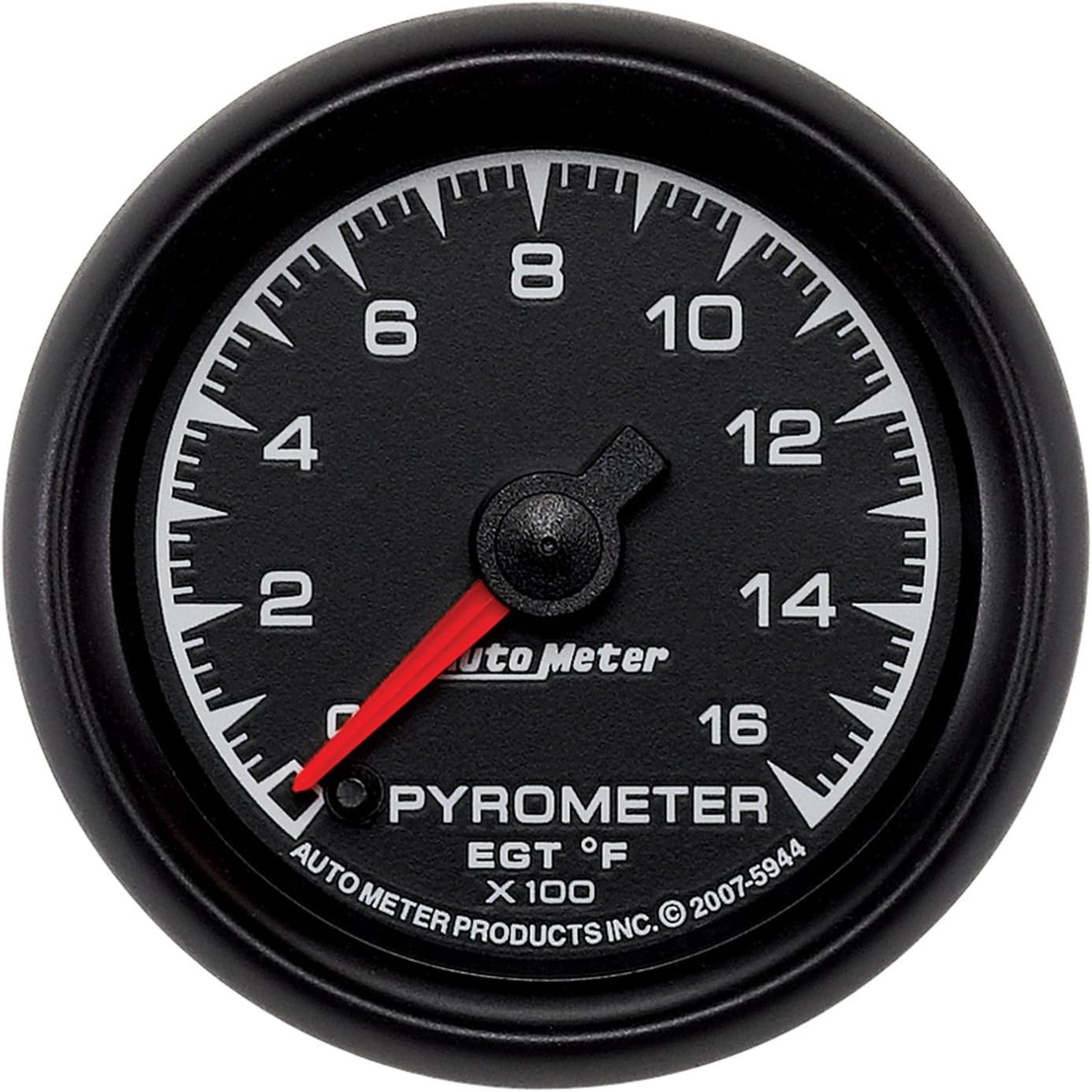 Auto Meter 5944 ES 2-1/16" 0-1600 F Full Sweep Electric Pyrometer E.G.T. (Exhaust Gas Temperature)
