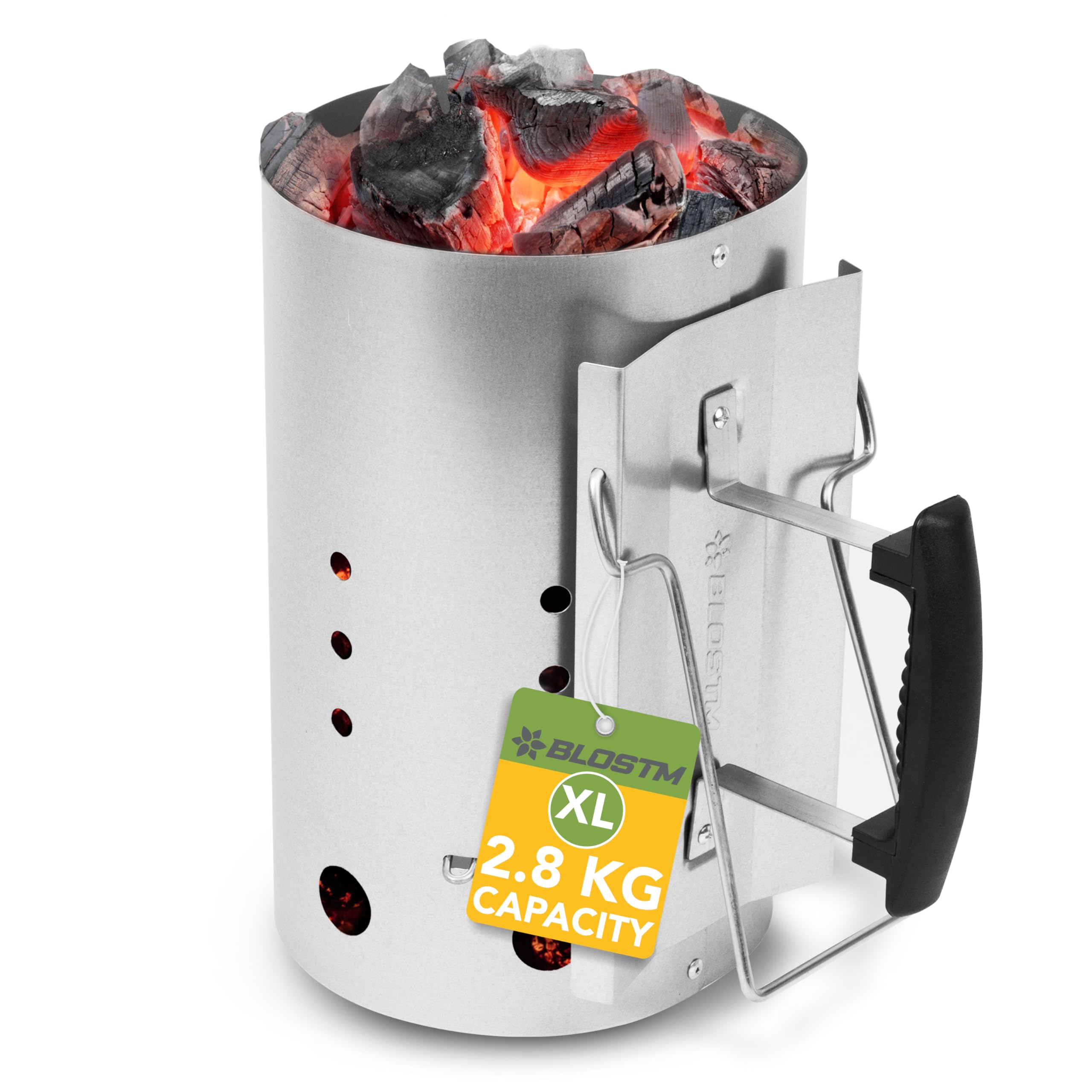 BLOSTM Accendi Fuoco Per Barbecue - Extra Grande Accendi Carbonella Barbecue Avv 5060914442780