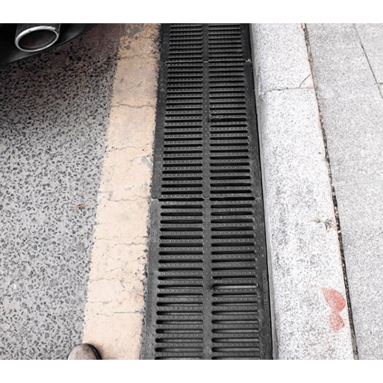 Rejillas de Drenaje para entradas de concreto, Cubiertas de Drenaje de plástico para Exteriores, Protectores de canaletas cuadradas y rectangulares para Patios, Jardines, zanjas y Canales, t
